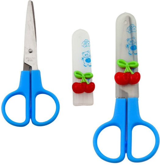 Lean Toys Kids Scissors 12 cm with Metal Blade (Various Designs) 1 Piece
