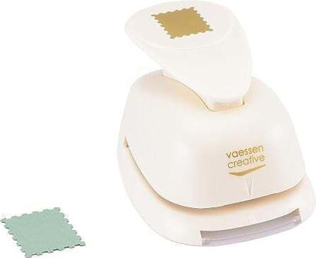 Perforator Decorativ Vaessen Creative Model Filatelic Poștal Dimensiune Tăiere 2.9 X 2.5 Cm Scrapbooking Felicitări Proiecte Creative Diy