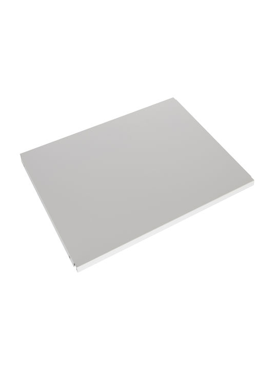 HomeMarkt Rectangular Wardrobe Shelf Made of Metal in Grey Colour 35.5x44cm HM6317
