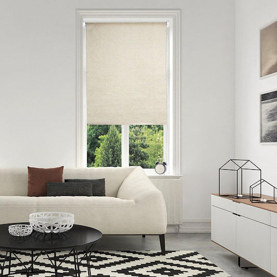 Domoletti Roller Blinds Partial Blackout W60xH170cm Beige