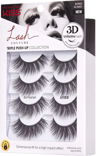 Bombshell Multi X4 Strip Lashes Kiss
