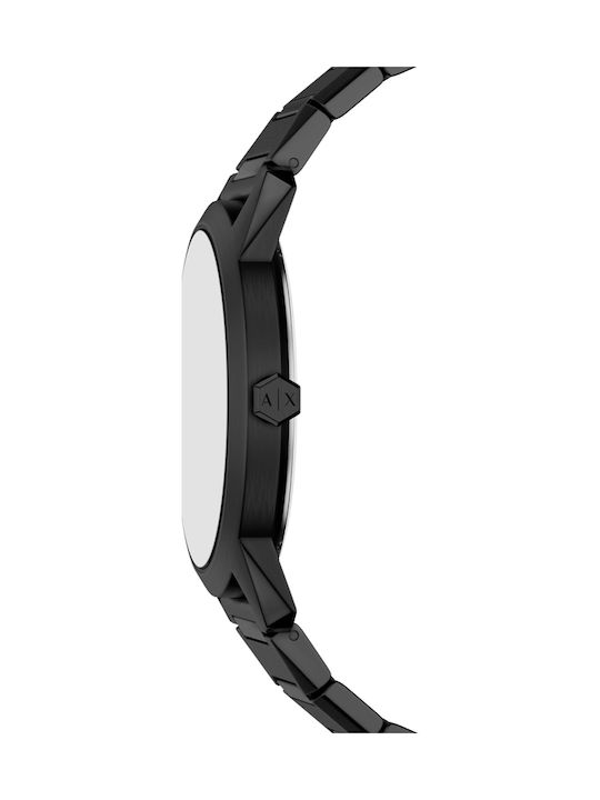 Armani Exchange Ceas Bărbătesc 42mm Cu Baterie Cu Brățară Din Oțel Negru