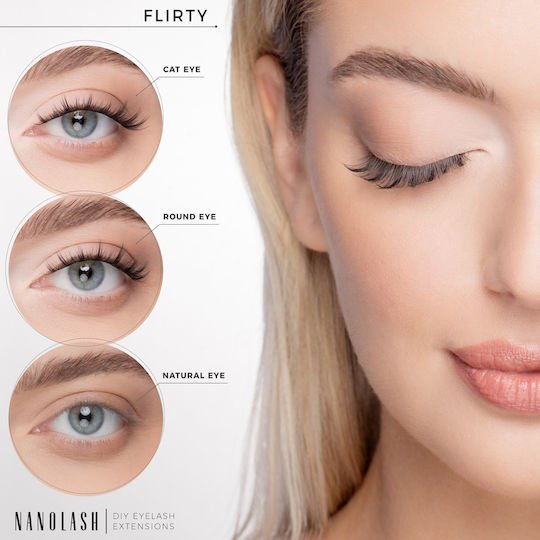 Nanolash Gene False Flirty în grup 1 U