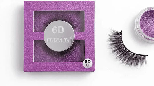 6D False Eyelashes Fashion Violet