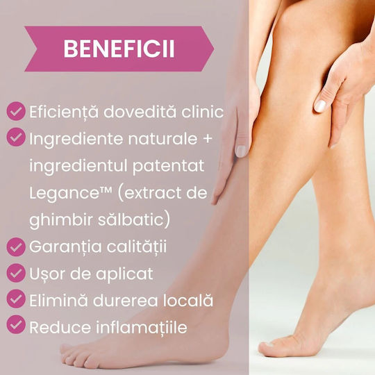 Faunus Plant Veinosan Gel Hidratant pentru Vene Varicoase și Picioare Obosite 150 ml