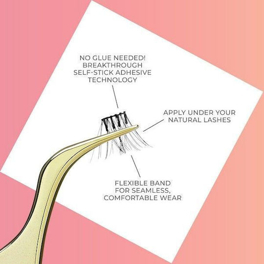 Kiss ImPRESS Press-on Extensions Edgy Wispy Μαύρα 12τμχ