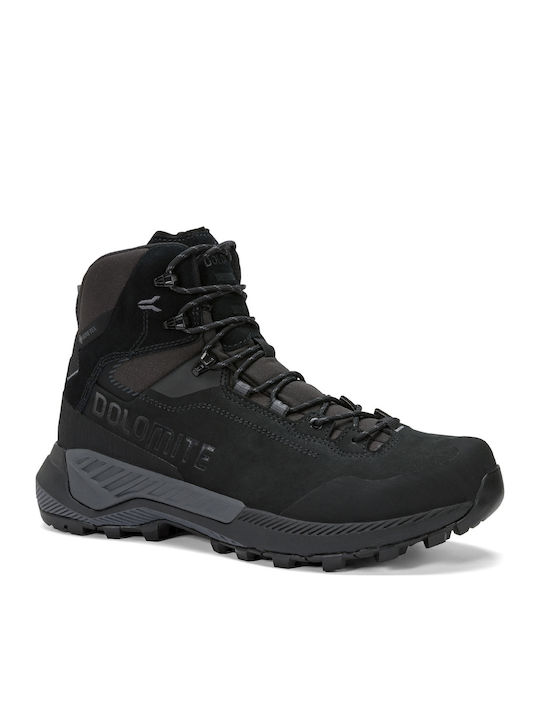 Dolomite Herren Wanderschuhe Wasserdicht mit Gore-Tex-Membran Schwarz