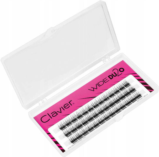 Clavier Wide Du2o C Curl Cluster Eyelashes Volume 36d 9-10-11mm