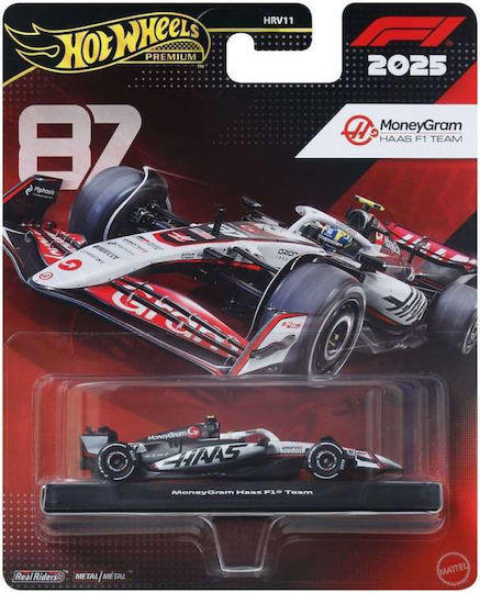 Formula 1 Hot Wheels Premium Die-Cast Vehicle Scale 1/64 Moneygram Haas F1 Team
