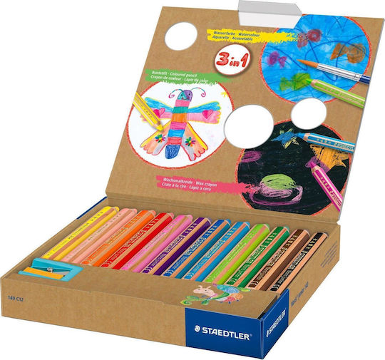 Staedtler Noris Jun Creioane Colorate 12 Bucăți