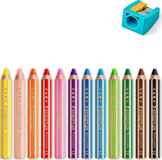 Staedtler Noris Jun Creioane Colorate 12 Bucăți