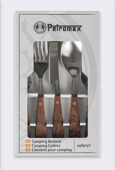 Petromax Cutlery Set Stainless Steel Silver 3 Pieces