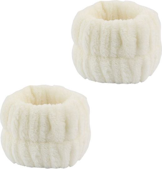 Bobby Warren Make-up Stirnband Weiß 3 Stück