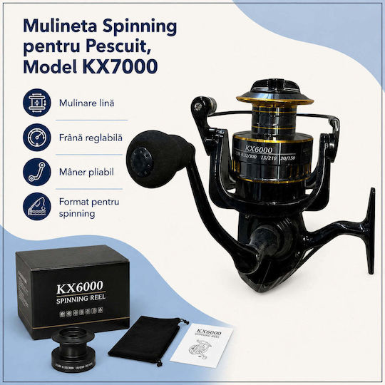 Mulinetă de pescuit pentru Spinning