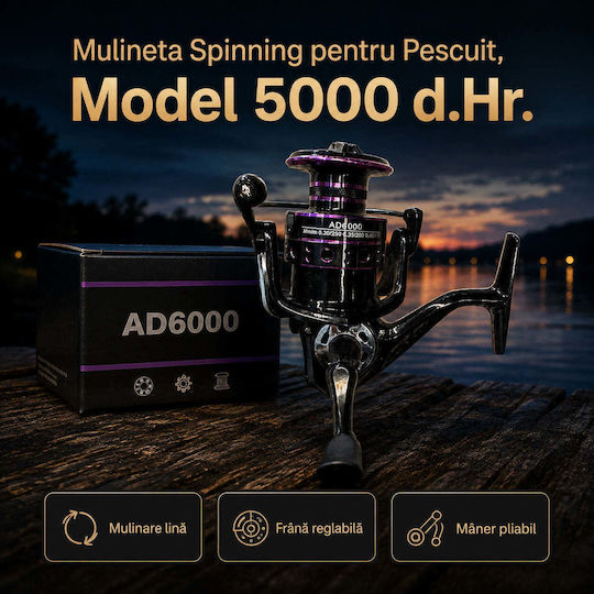 Mulinetă de pescuit pentru Spinning