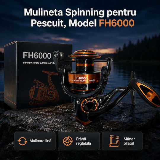 Mulinetă de pescuit pentru Spinning