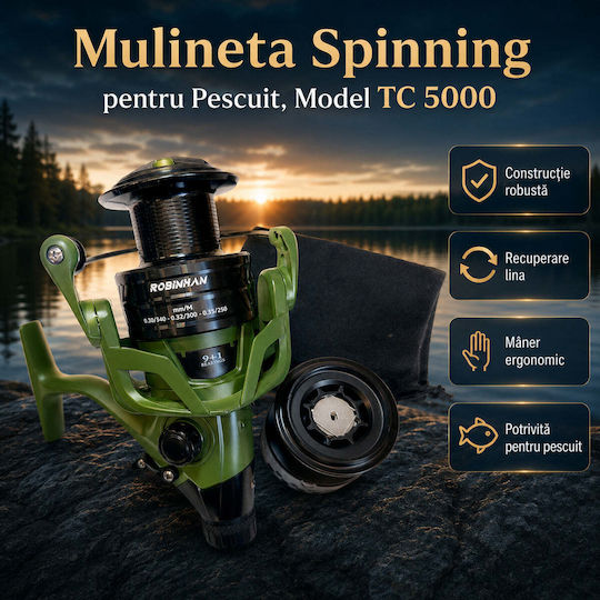 5000 Mulinetă de pescuit pentru Spinning