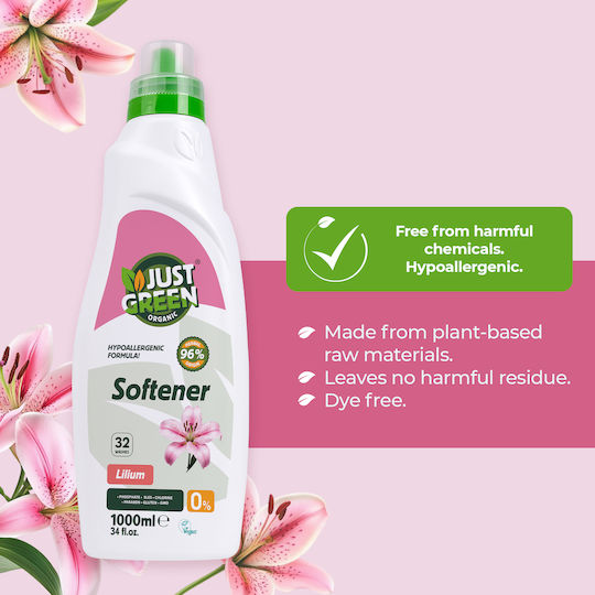 Just Green Organic Softener Μαλακτικό 1lt