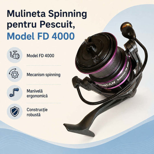 4000 Mulinetă de pescuit pentru Spinning