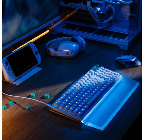 G512X Гейминг Механична Клавиатура 98% с RGB Осветление (Английски US) Бяла