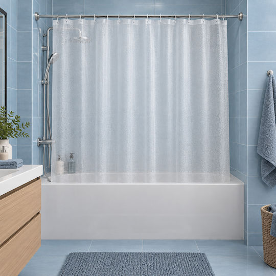 MRShome Shower Curtain 180x180cm Transparent DC-025013