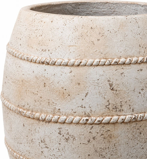 Artekko Concrete Flower Pot Beige 41x41x45.5cm Artekko Concrete Flower Pot Beige 41x41x45.5cm