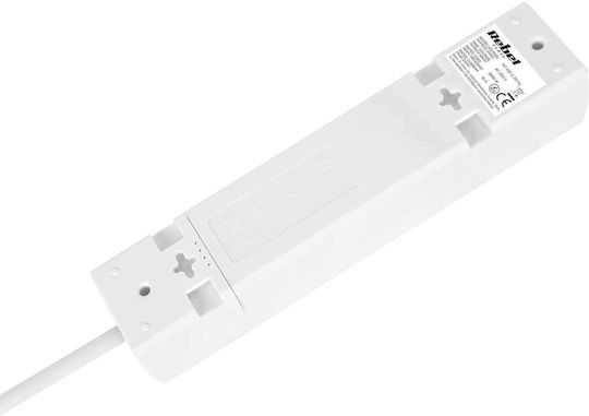 Rebel Power Strip 4 Sockets with Cable 3m France (Type E)