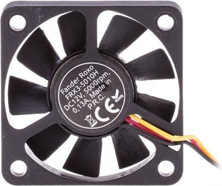 Fander Roxo 5010H Вентилатор за кутия (5000rpm / 16.9cfm) Без Led Осветление и Свързване 3-Pin Черен