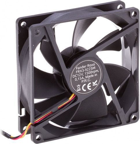 Fander Roxo 9225M Вентилатор за кутия (1500rpm / 39.6cfm) Без светодиоди Осветление