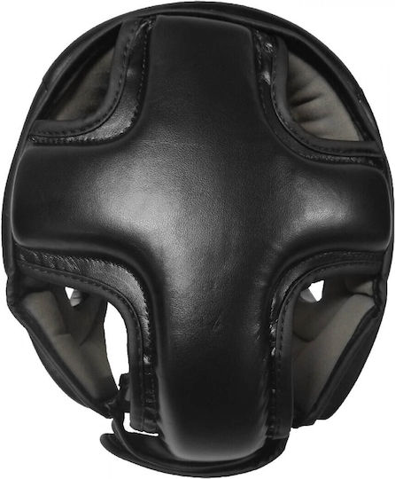 Olympus Sport Boxhelm Für Erwachsene Offener Gesicht Von Synthetischem Leder Schwarz