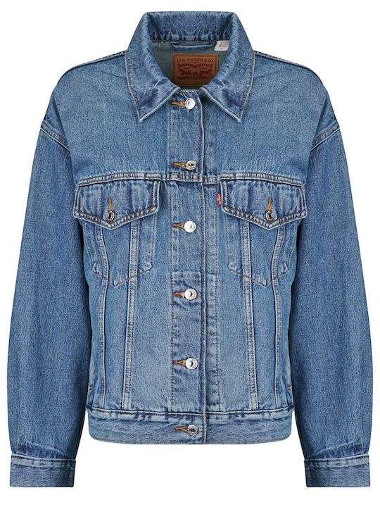 Trucker Damen Jeansjacke Light Indigo