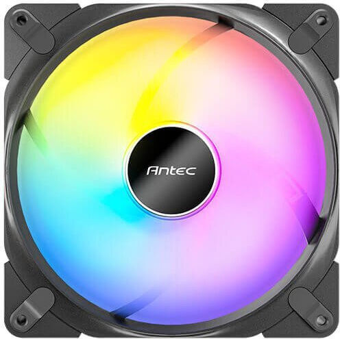 Antec Ventilator Carcasă Tranquil 140 ARGB (1500rpm / 89.72cfm) cu Iluminare ARGB și Conexiune 4-Pin PWM 3 Bucăți
