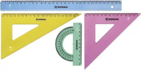 Donau Комплект Геометрични Инструменти 30см (Различни Цветове)