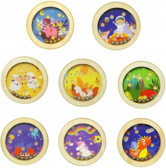 Swede Wooden Toy with Marbles for 3+ Years (Miscellaneous Designs)