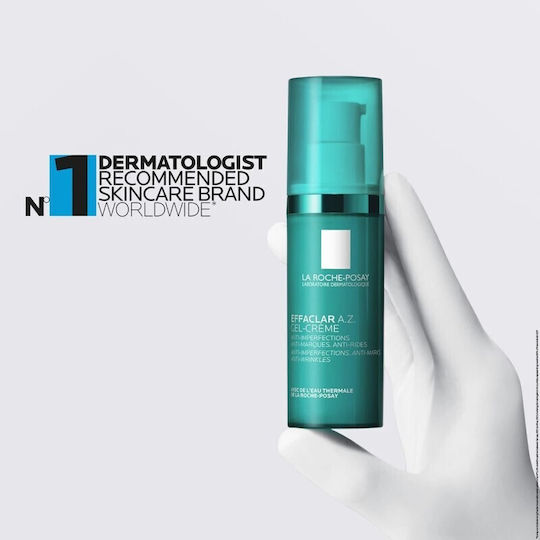 La Roche Posay Effaclar A.Z. Gel-Cream Face with Azelaic, Salicylic & Hyaluronic Acid 40ml