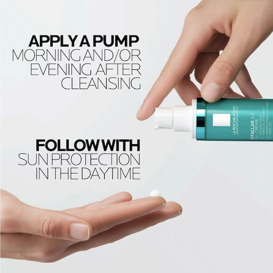 La Roche Posay Effaclar A.Z. Gel-Cream Face with Azelaic, Salicylic & Hyaluronic Acid 40ml