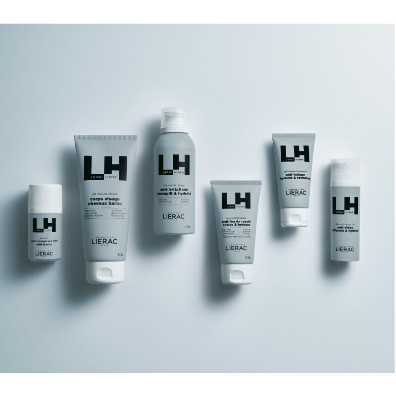 Lierac Homme Ανδρική Κρέμα Προσώπου για Ενυδάτωση, Αντιγήρανση & Σύσφιξη με Υαλουρονικό Οξύ 50ml