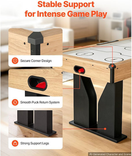 Vevor Air Hockey Holz