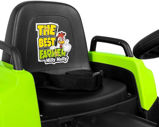 Tractor electric pentru copii 12 volți verde