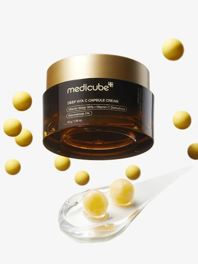 Medicube Deep Vita C Capsule Light 24h Cream Face Day 55gr