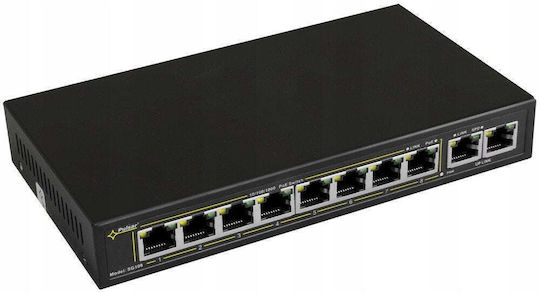 Pulsar SG108-90W L2 PoE Switch με 8 Θύρες Gigabit (1Gbps) Ethernet