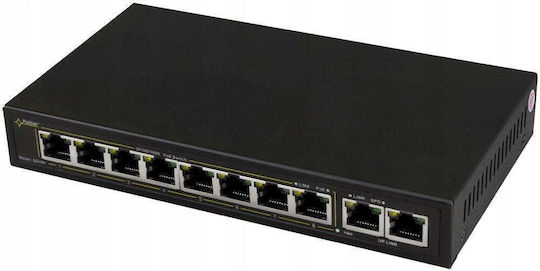 Pulsar SG108-90W L2 PoE Switch με 8 Θύρες Gigabit (1Gbps) Ethernet