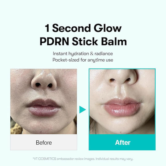 VT Cosmetics PDRN Есенция Стик Балсам за лице Дневен Балсам с Колаген и Церамиди