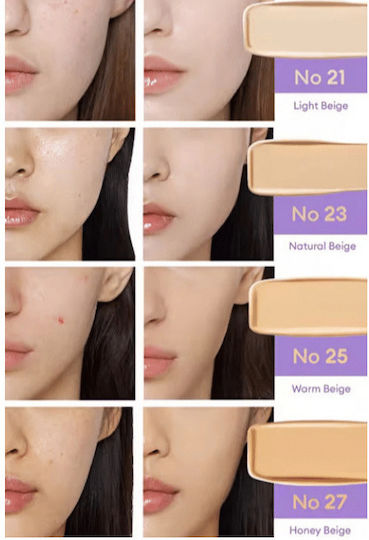 Missha Perfect Cover Serum BB #23 Natural Beige Face Day Cream with SPF50 for Moisturizing & Blemishes with Niacinamide 50ml