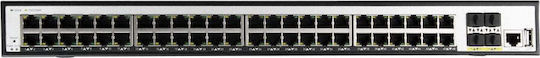 BCS BCS-SP48G-4SFP-M L2 PoE Switch με 48 Θύρες Gigabit (1Gbps) Ethernet και 4 SFP Θύρες