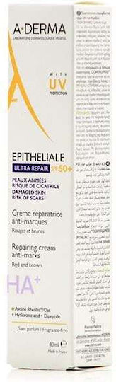 A-Derma Epitheliale Ultra Repair Creme Gesicht Tag mit SPF50 40ml