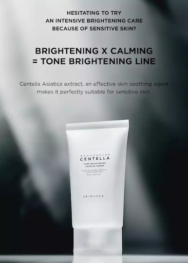 Skin1004 Madagascar Centella Tone Brightening Light 24h Cream Face Night with Centella Asiatica 75ml
