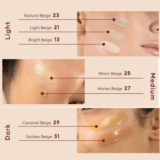 Missha Perfect Cover BB 23 Natural Beige Day Face Cream with SPF42 for Moisturizing Blemishes & Brightening with Hyaluronic Acid & Collagen 50ml