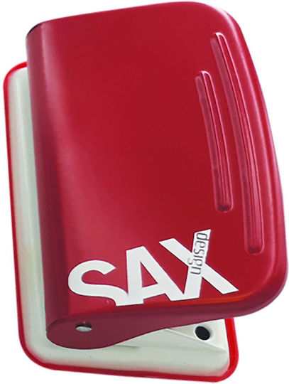 Locher Sax 10 Blätter 9,5x6cm Sax 218 Schwarz