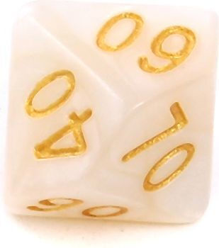Rebel Set Mit Perlmuttfarbenen Würfeln Rollenspiele Weiß